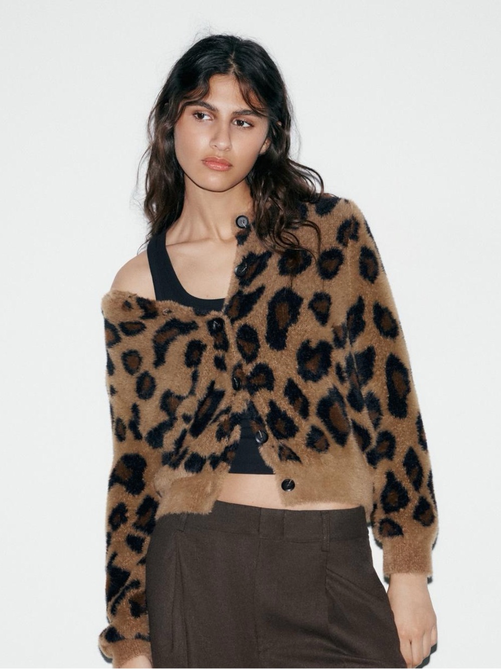 ZARA Leopard Cardigan, NWT